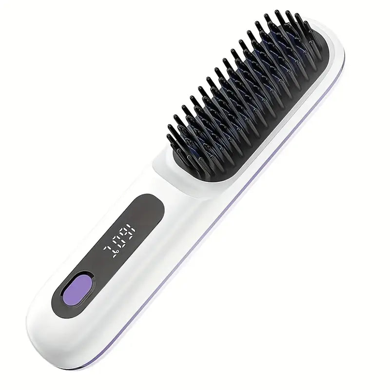 Cordless Hair Straightener Brush - Make Any Hair Style in Just 2 Minutes🔥