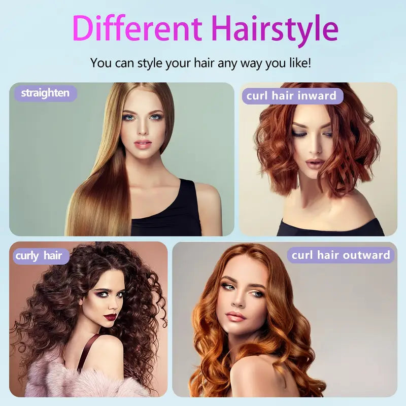 Cordless Hair Straightener Brush - Make Any Hair Style in Just 2 Minutes🔥