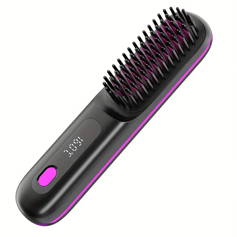 Cordless Hair Straightener Brush - Make Any Hair Style in Just 2 Minutes🔥